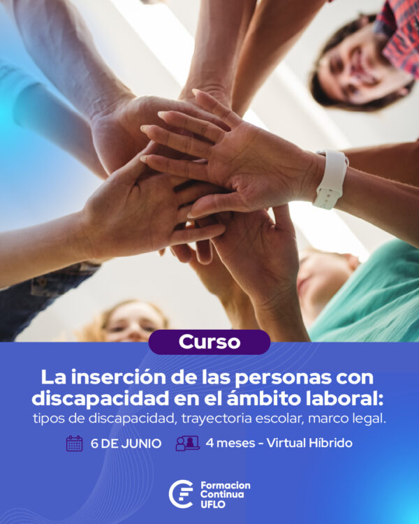 Curso online: La inserción de las personas con discapacidad en el ámbito laboral