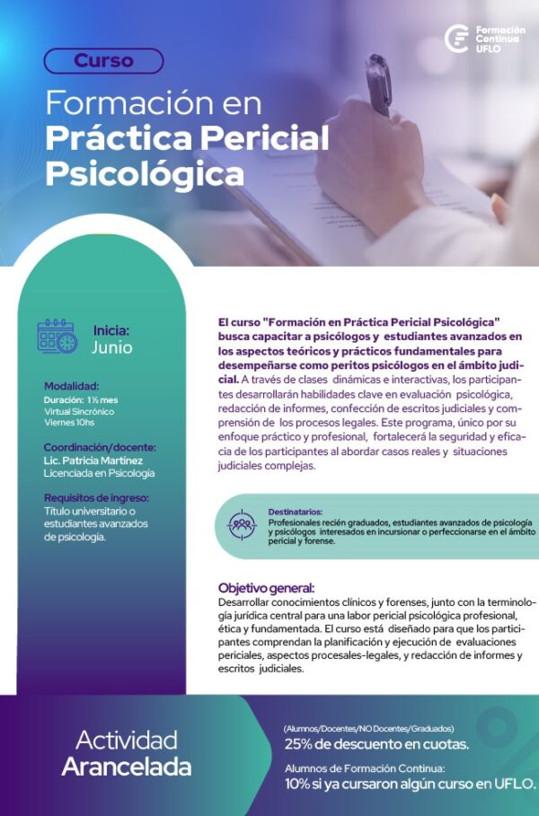 Formación en Práctica Pericial Psicológica - Image 2