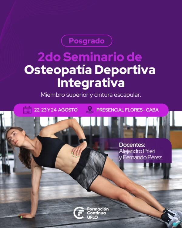 MÓDULO 2: Formación de Posgrado: OSTEOPATÍA DEPORTIVA INTEGRATIVA