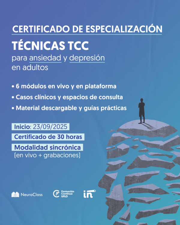 Técnicas TCC para ansiedad y depresión en adultos