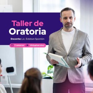Taller intensivo – Oratoria: técnicas para hablar en público