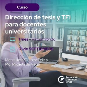 Curso de Dirección de tesis y TFi para docentes universitarios