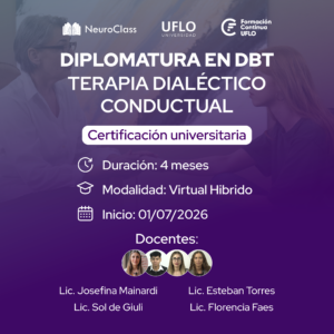 Diplomatura en DBT: Terapia Dialéctico-Conductual (2da edición)
